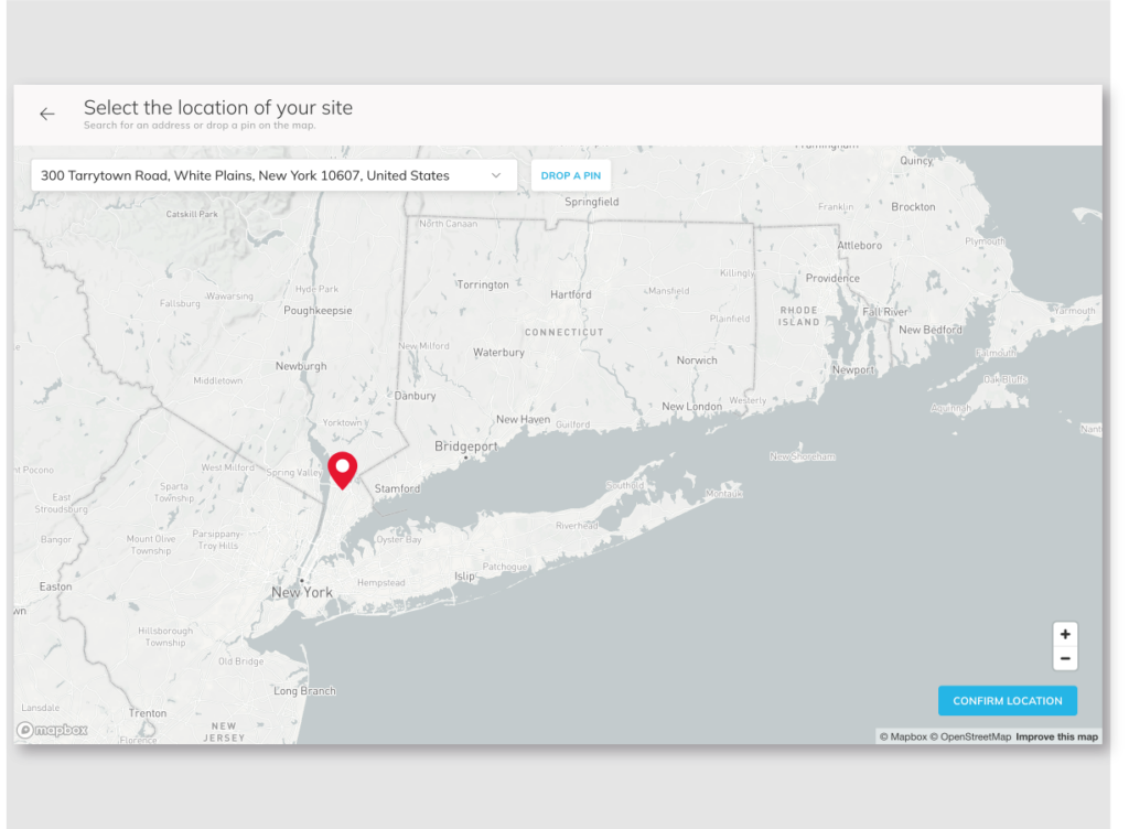 Tenant finder map on Almanac