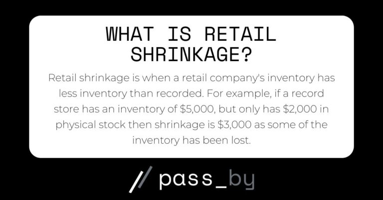 Retail shrinkage defined as a company's inventory has less than recorded.
