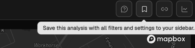 Save a report in Almanac using the bookmark button in the top right